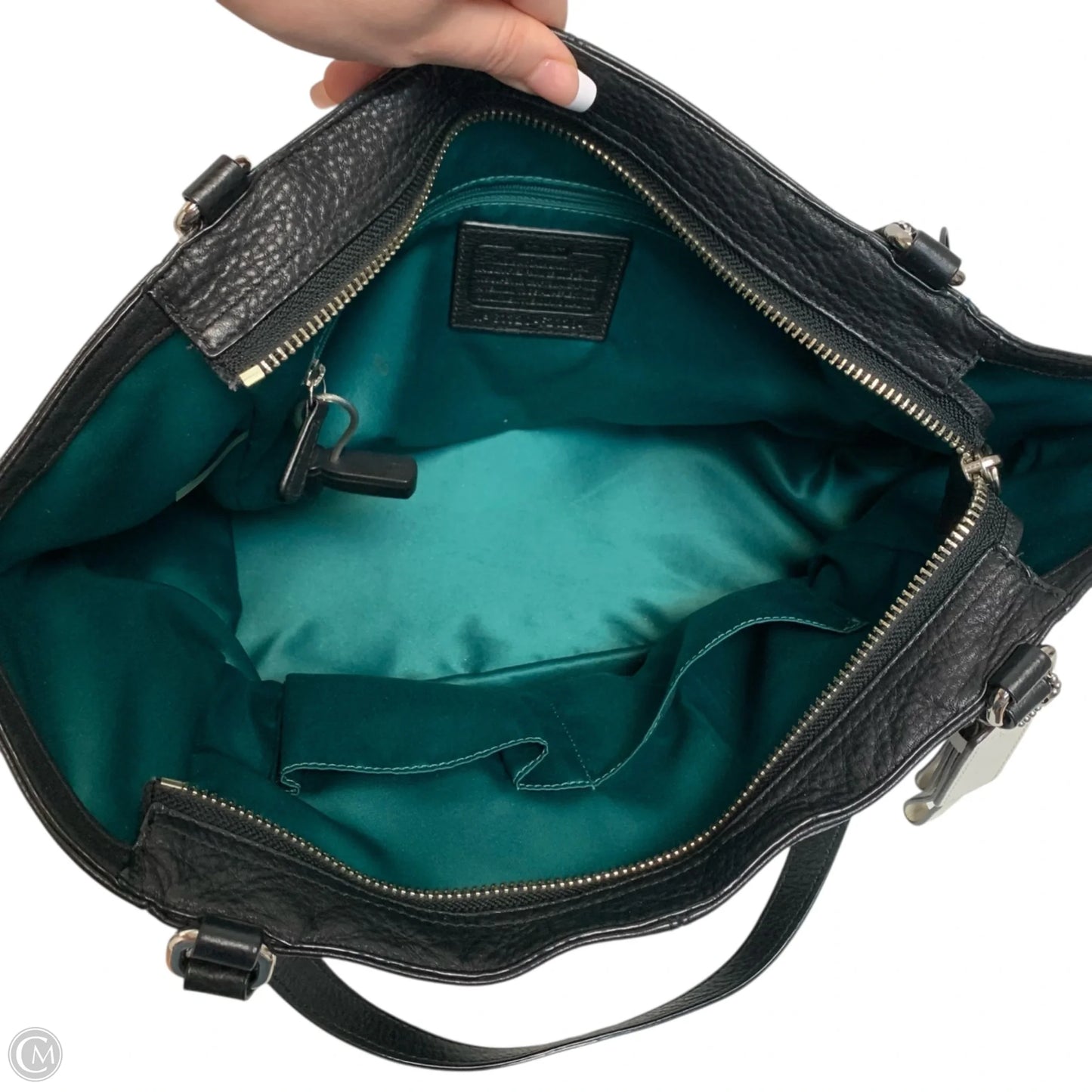 Tote Designer By Coach, Size: Medium