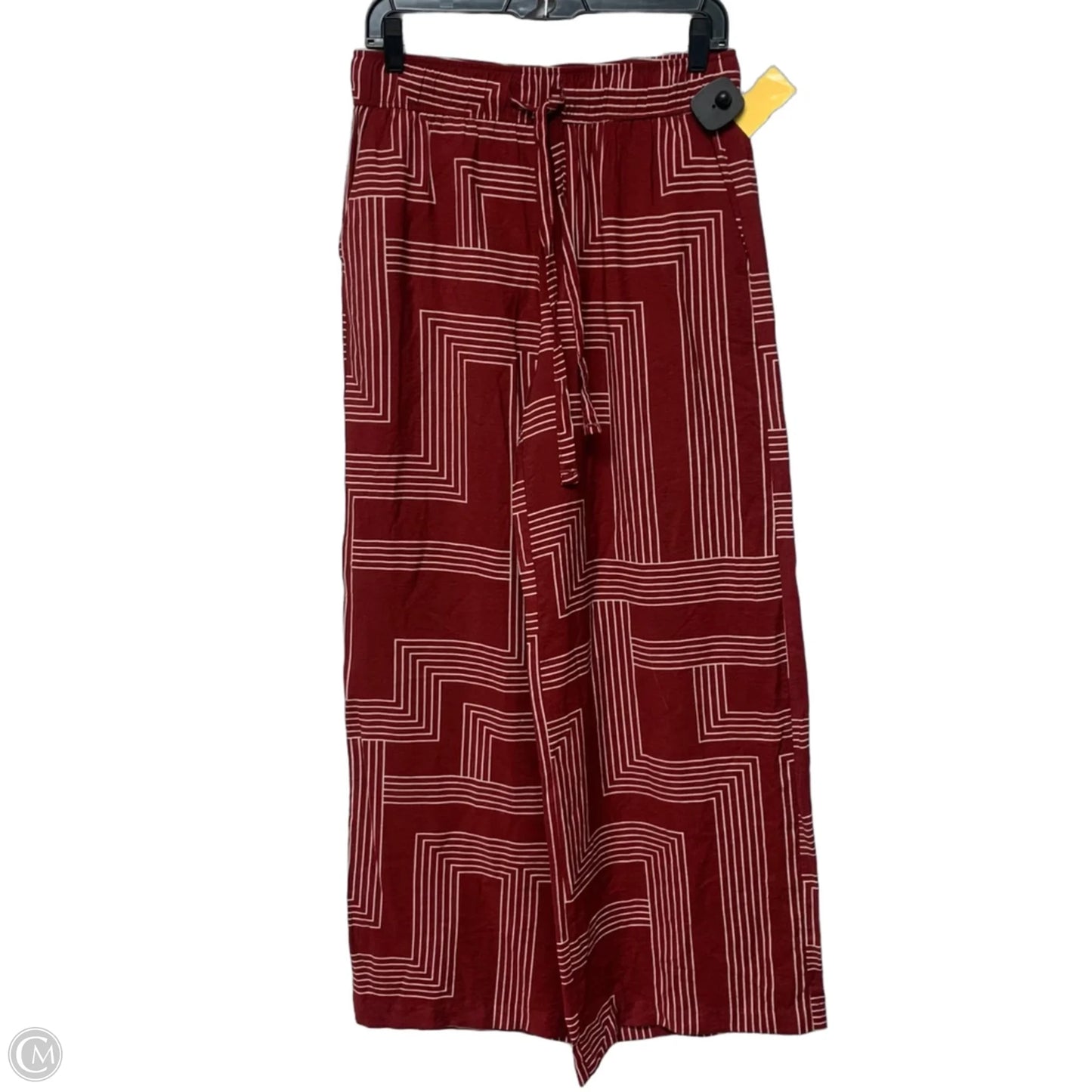 Pants Wide Leg By Haven + Blair In Red & White, Size: S