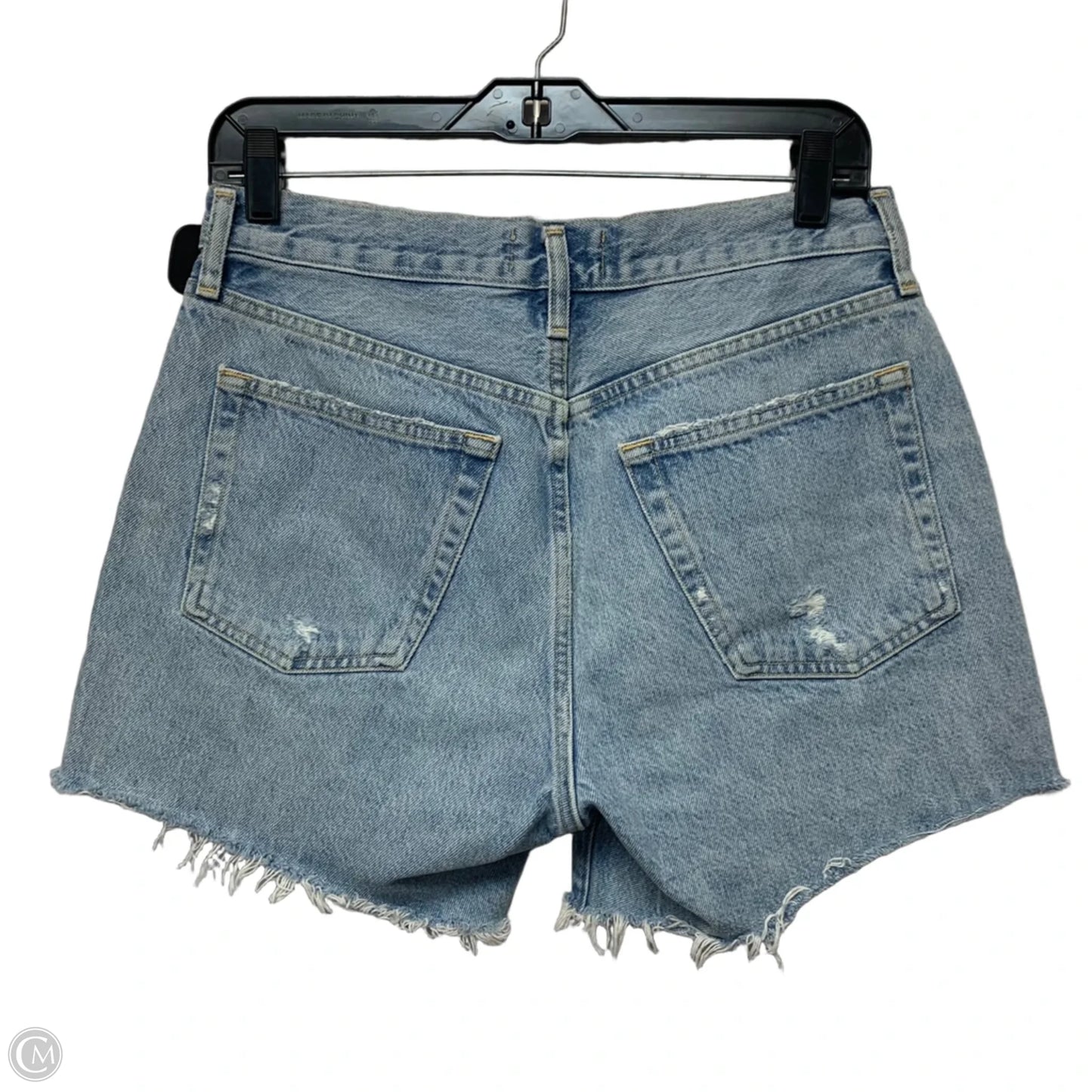 Shorts Designer By Agolde In Blue Denim, Size: 4