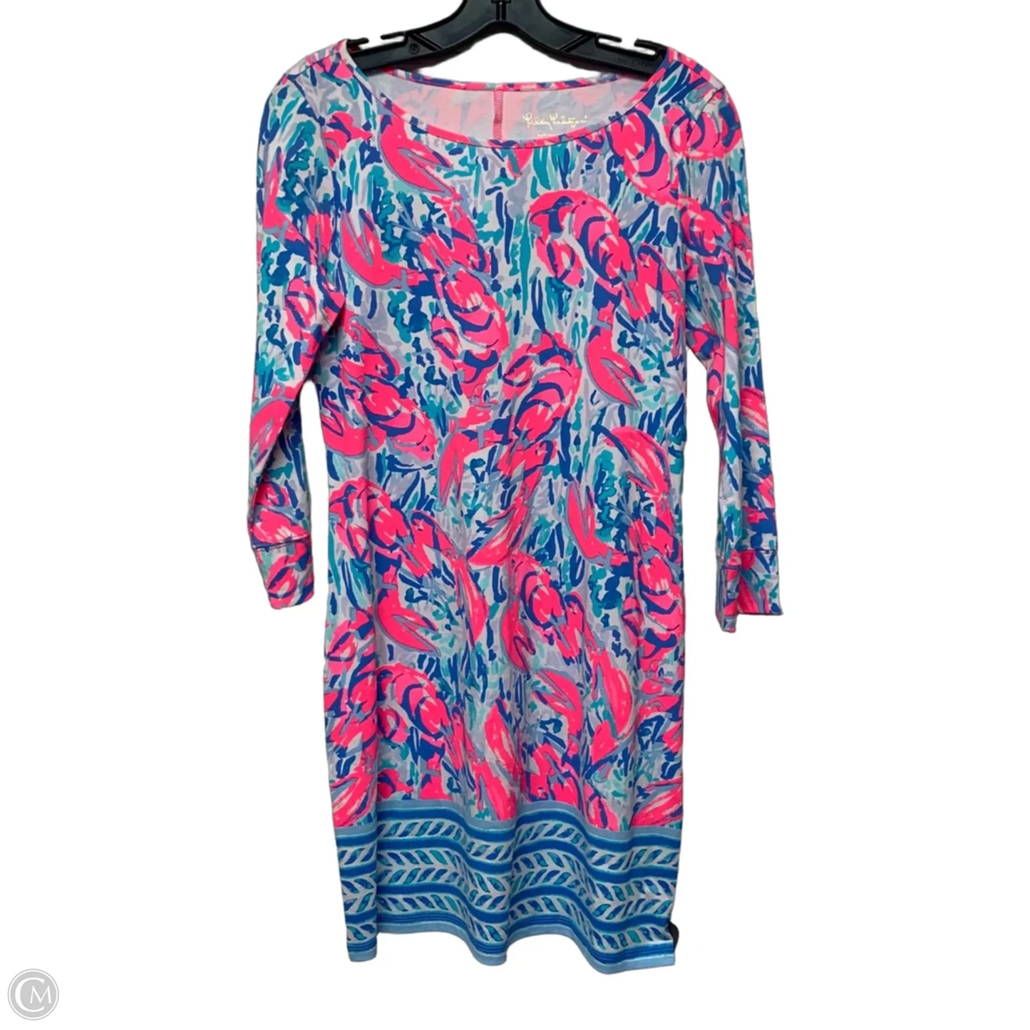 Dress Designer By Lilly Pulitzer In Blue & Pink, Size: S