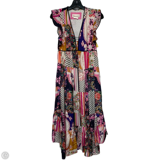 Dress Casual Midi By Anthropologie In Multi-colored, Size: S