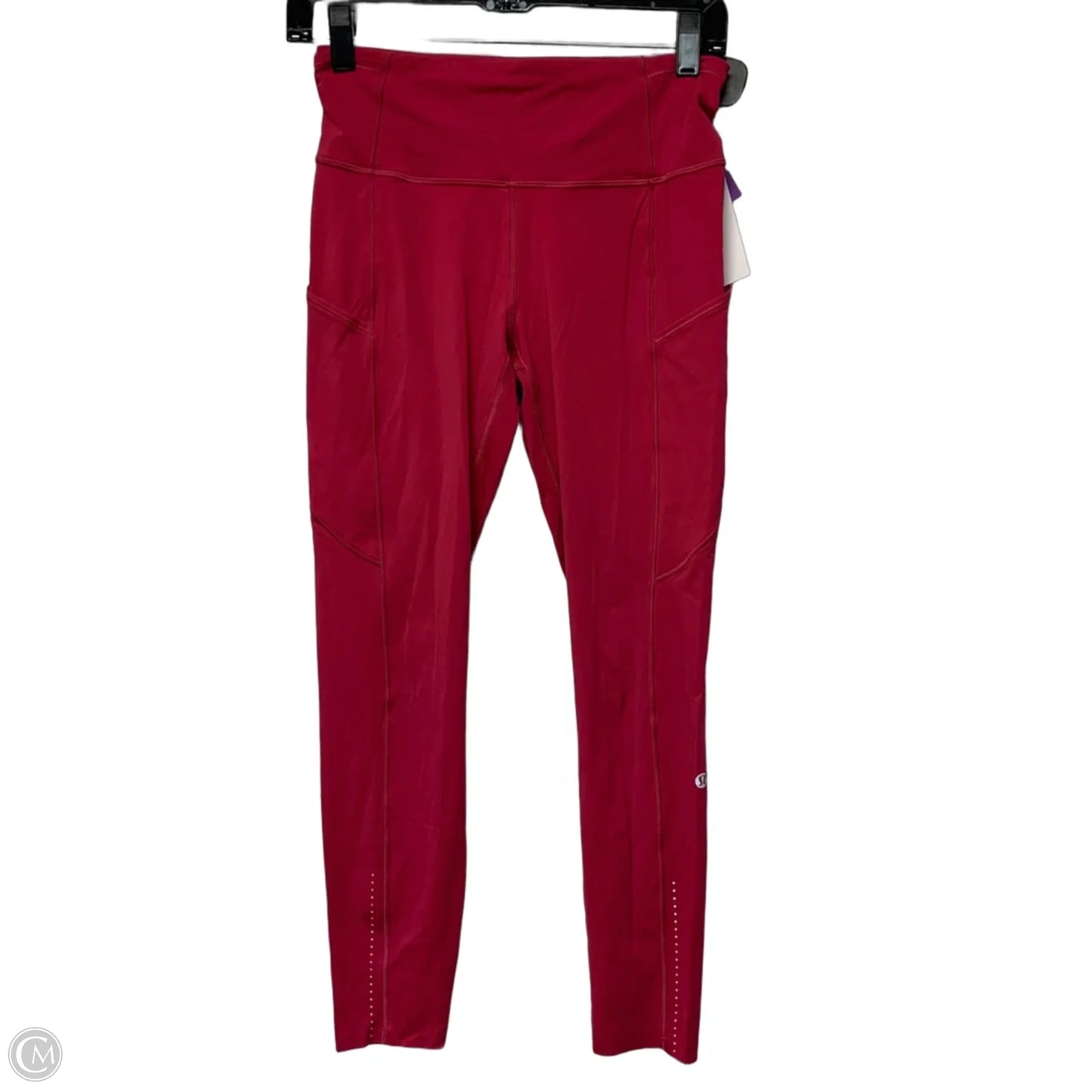 Athletic Leggings By Lululemon In Pink, Size: S