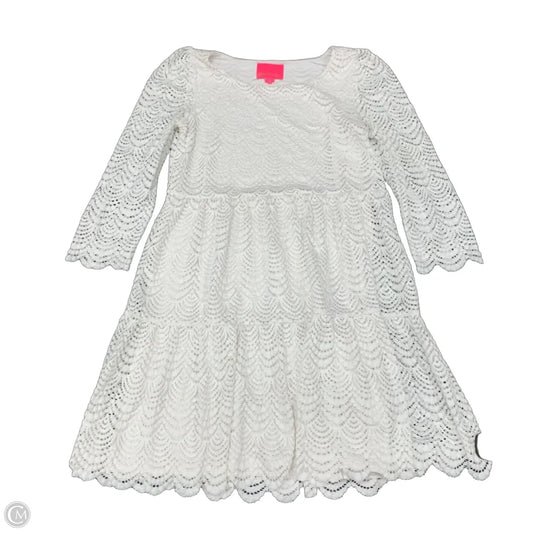 Dress Designer By Lilly Pulitzer In White, Size: S