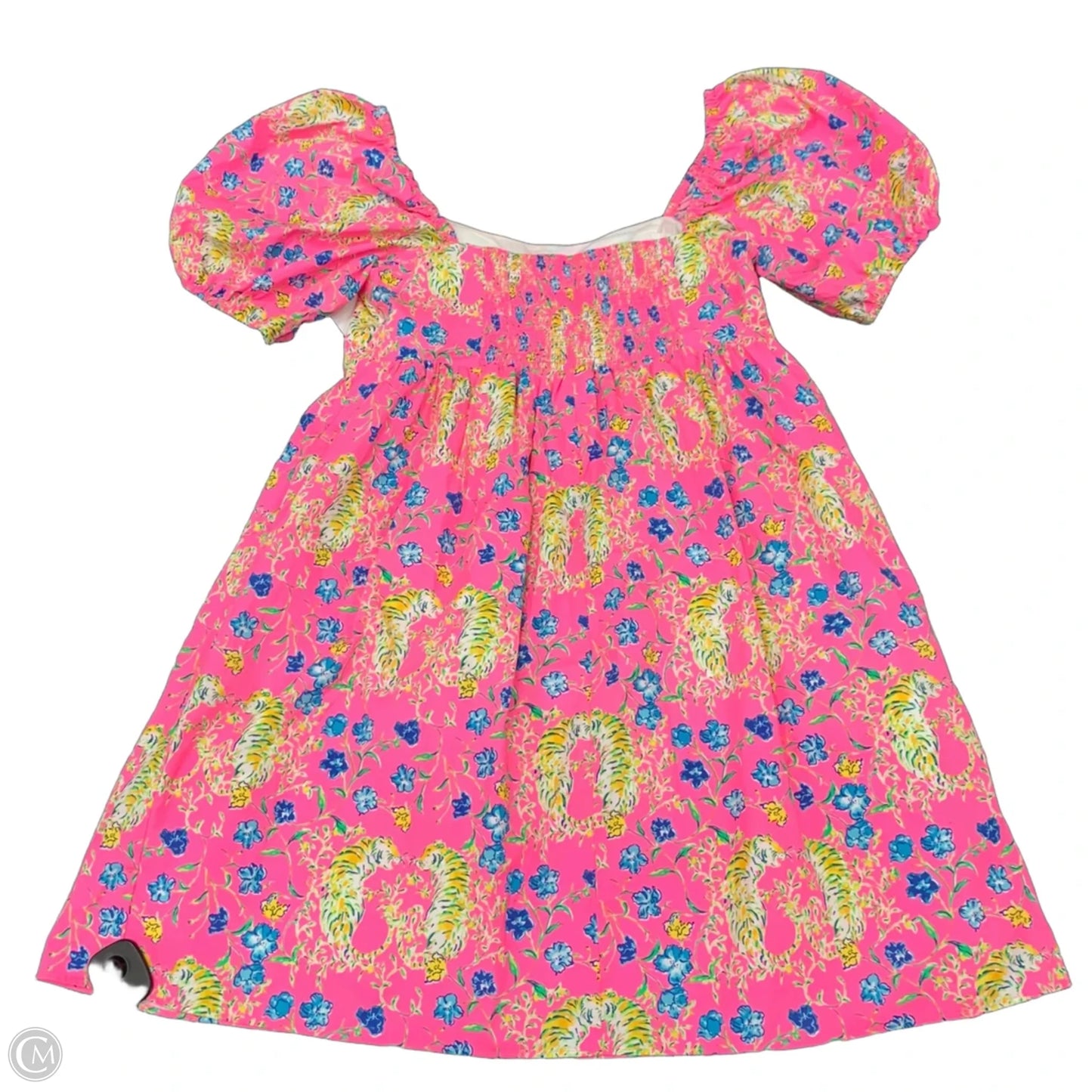 Dress Designer By Lilly Pulitzer In Green & Pink, Size: S