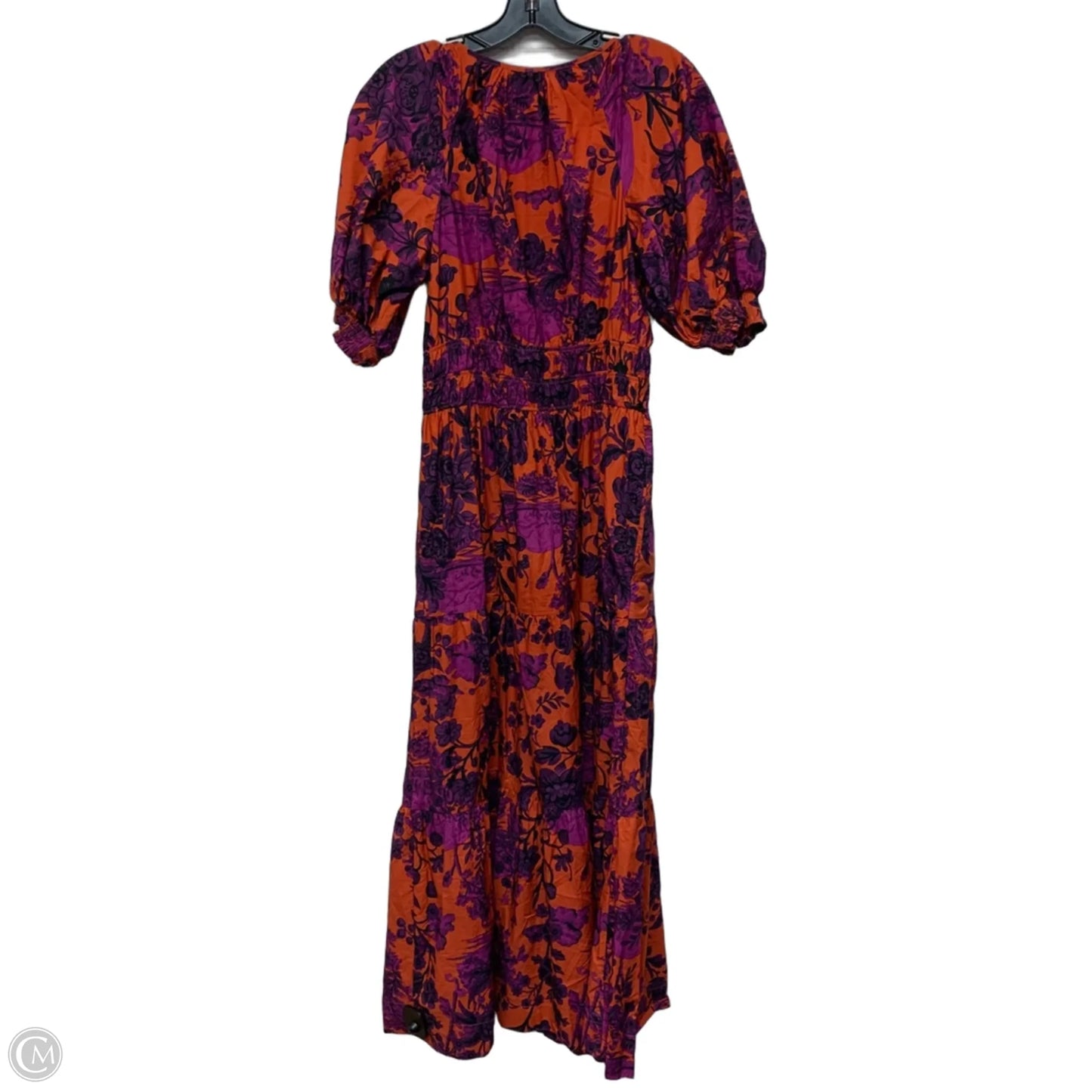 Dress Casual Maxi By Anthropologie In Orange & Purple, Size: M