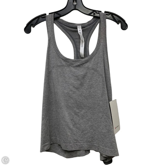 Athletic Tank Top By Lululemon In Grey, Size: L