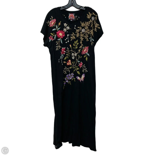 Dress Designer By Johnny Was In Black, Size: M