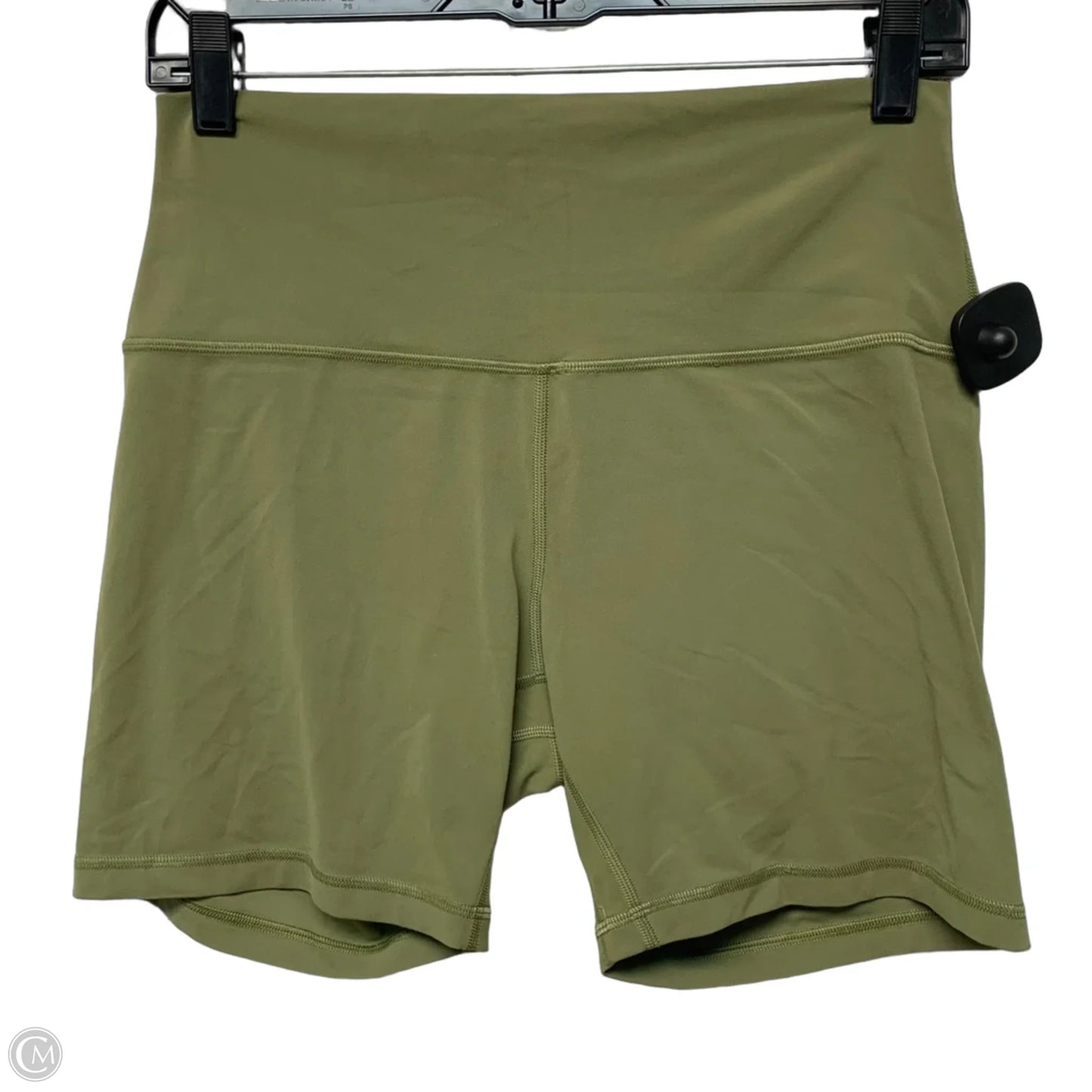 Athletic Shorts By Lululemon In Green, Size: M