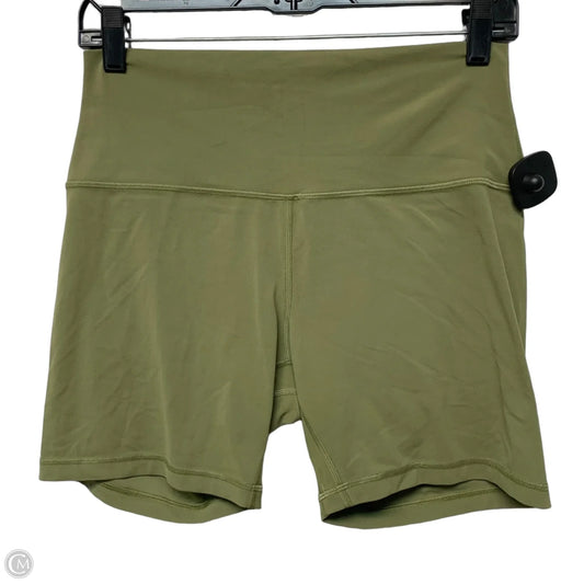 Athletic Shorts By Lululemon In Green, Size: M