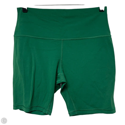 Athletic Shorts By Lululemon In Green, Size: M
