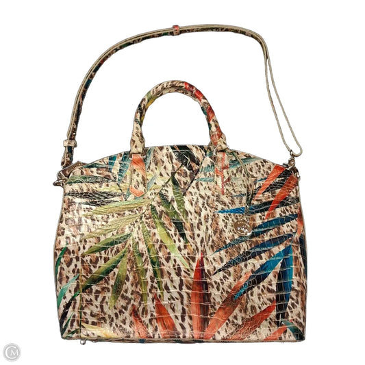 Handbag Designer By Brahmin, Size: Large