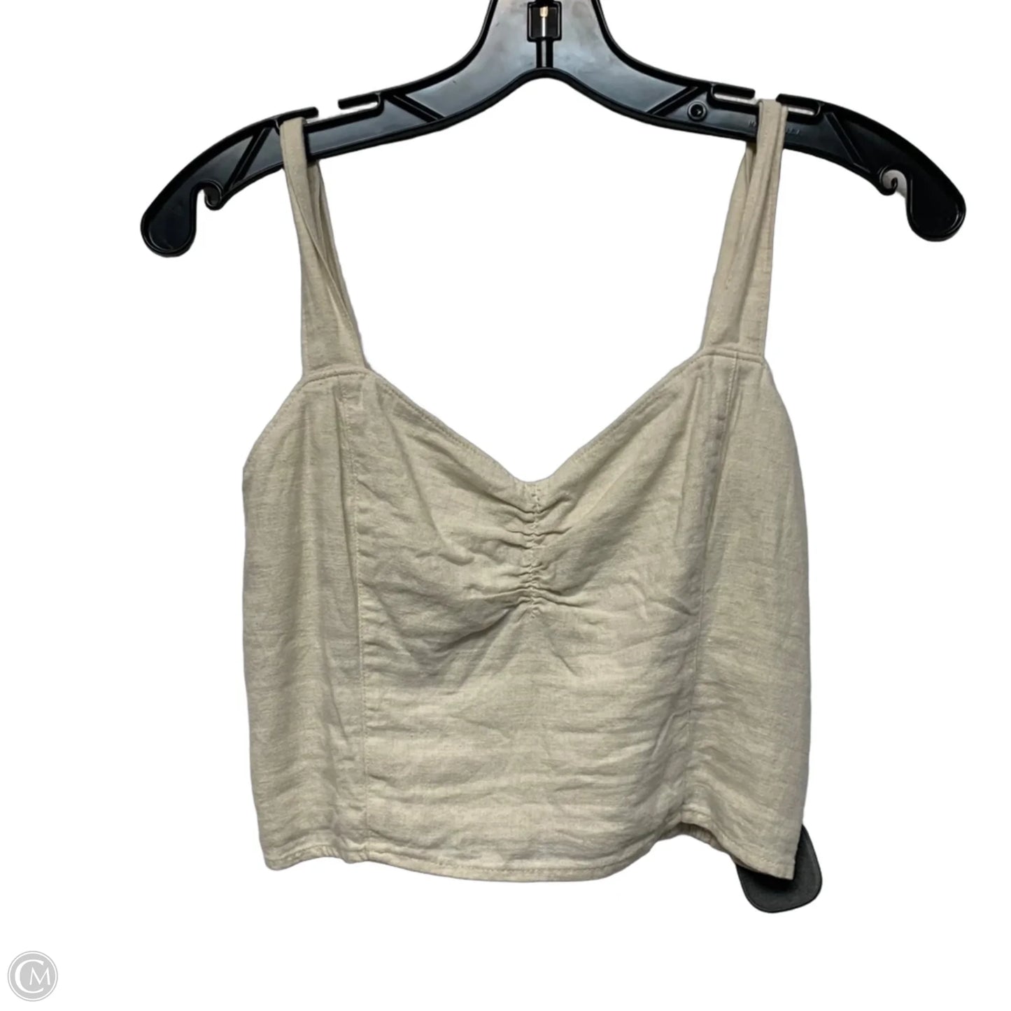 Top Sleeveless By Abercrombie And Fitch In Cream, Size: S