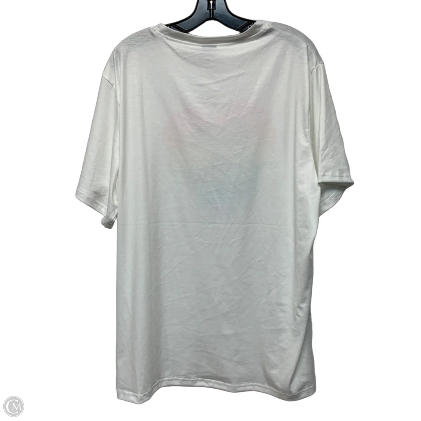 Top Short Sleeve By Hardaddy In White, Size: Xl
