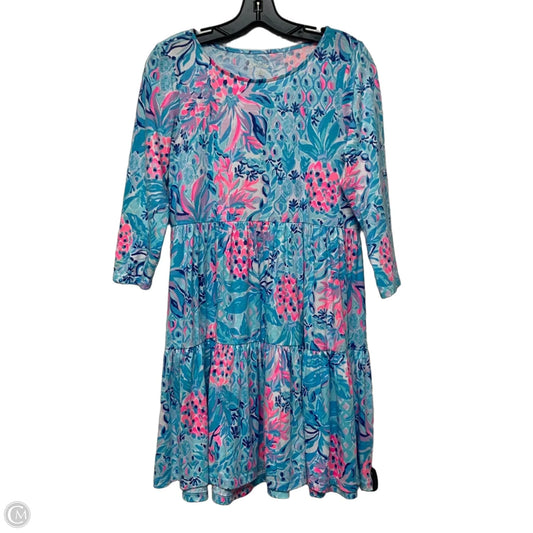 Dress Designer By Lilly Pulitzer In Blue & Pink, Size: S