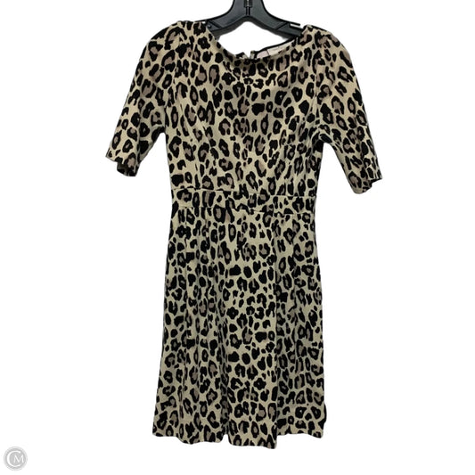 Dress Designer By Kate Spade In Animal Print, Size: S