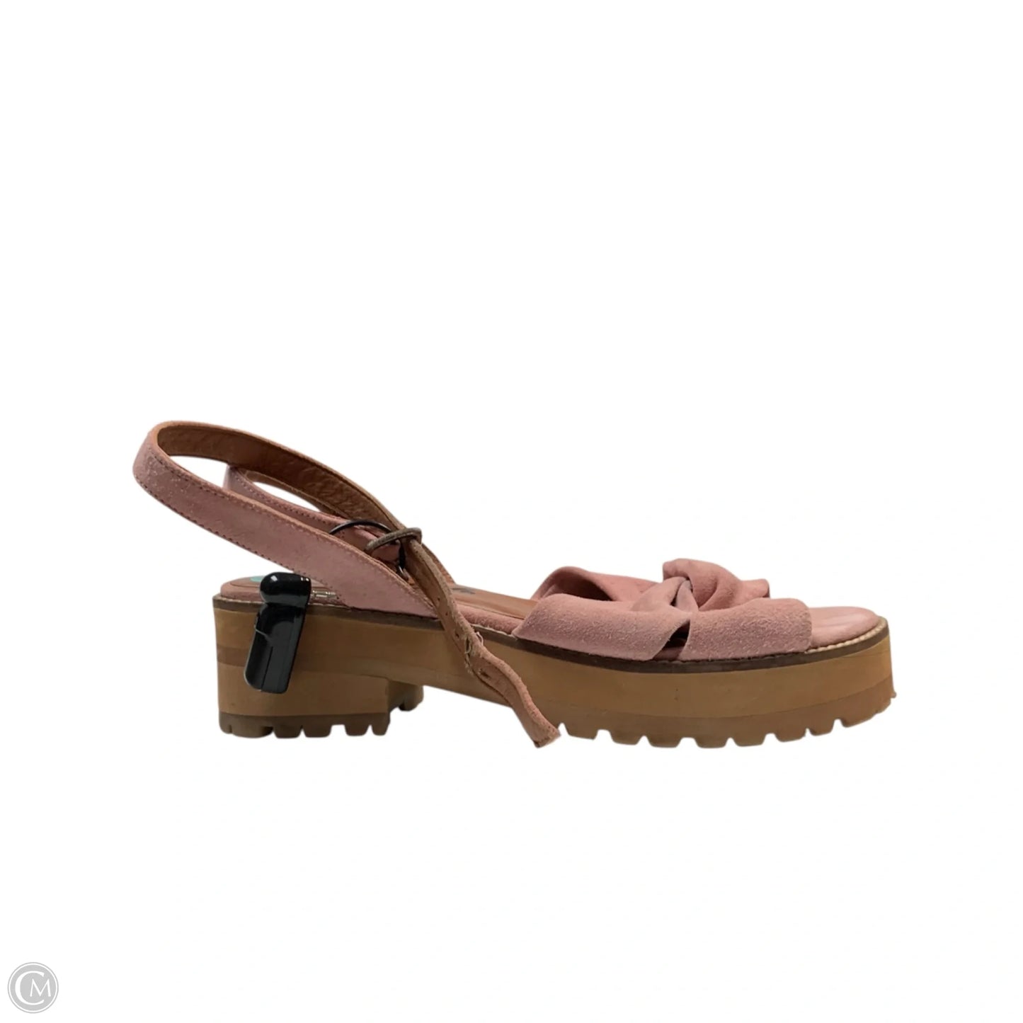 Sandals Heels Block By Free People In Pink, Size: 7.5
