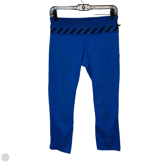 Athletic Leggings Capris By Lululemon In Blue, Size: S