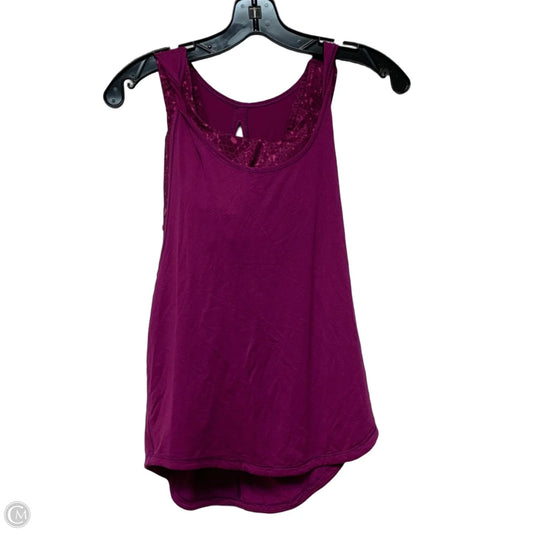 Athletic Tank Top By Lululemon In Purple, Size: S