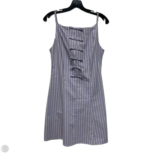 Dress Casual Short By Exquise In Purple & White, Size: S