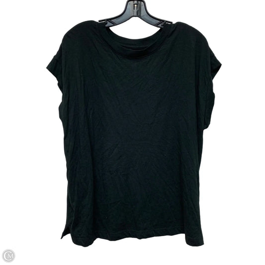Top Short Sleeve Basic By A New Day In Black, Size: Xl