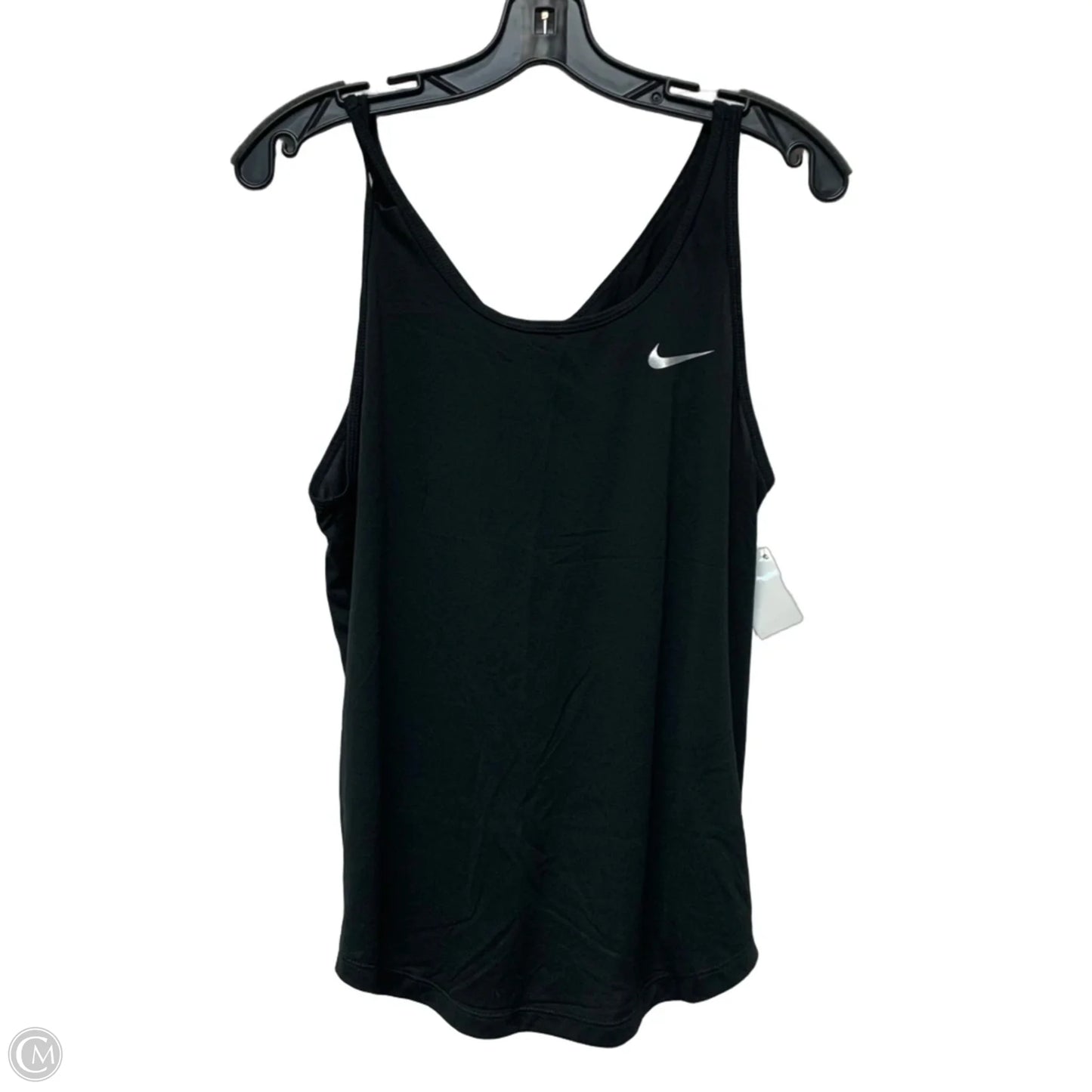 Athletic Tank Top By Nike In Black, Size: M