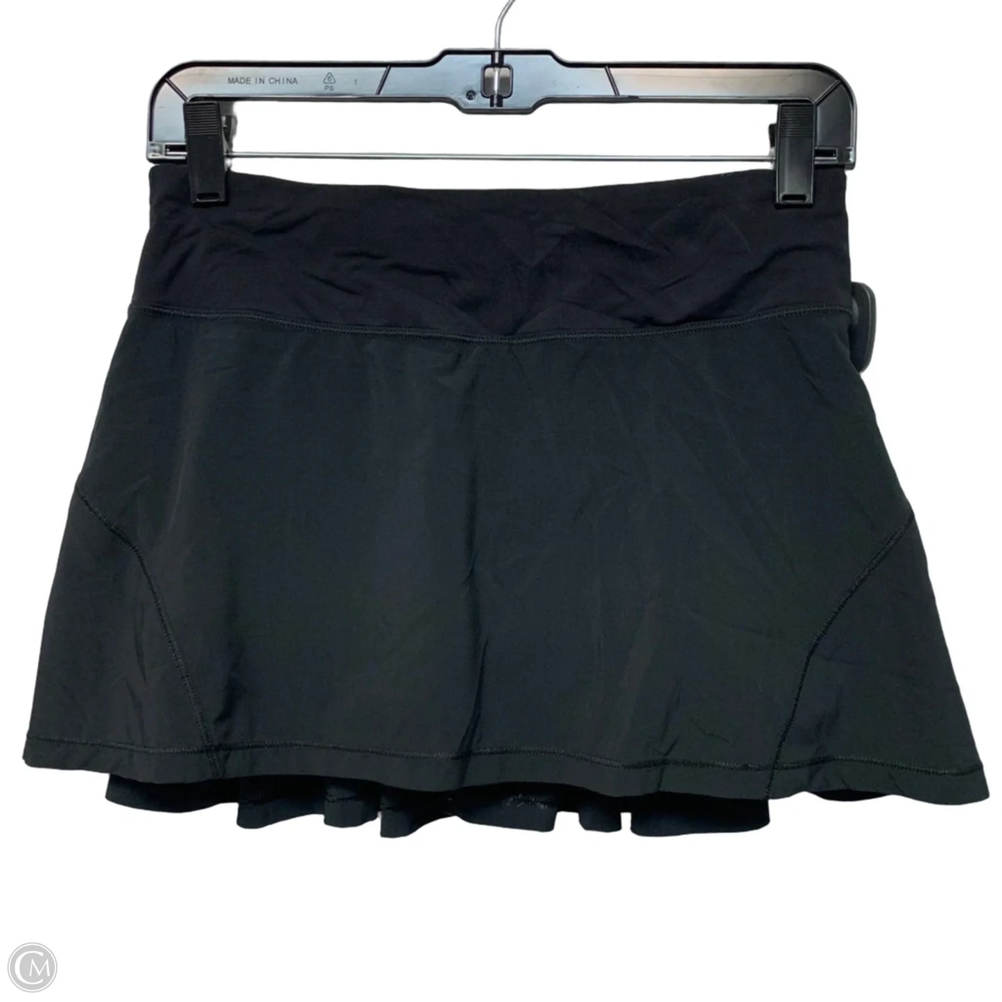 Athletic Skort By Lululemon In Black, Size: S