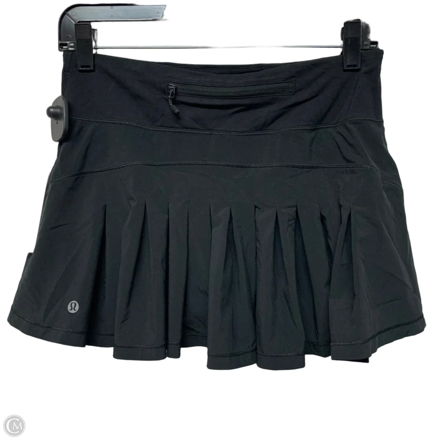 Athletic Skort By Lululemon In Black, Size: S