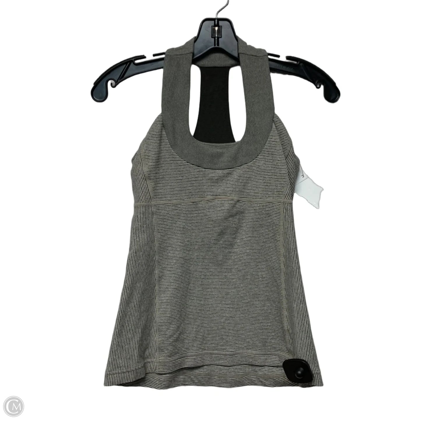 Athletic Tank Top By Lululemon In Striped Pattern, Size: S