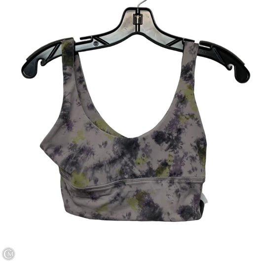 Athletic Bra By Lululemon In Green & Purple, Size: S