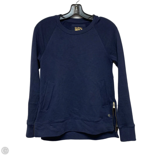 Top Long Sleeve Designer By Lilly Pulitzer In Navy, Size: Xxs