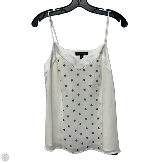 Blouse Sleeveless By Banana Republic In Polkadot Pattern, Size: S