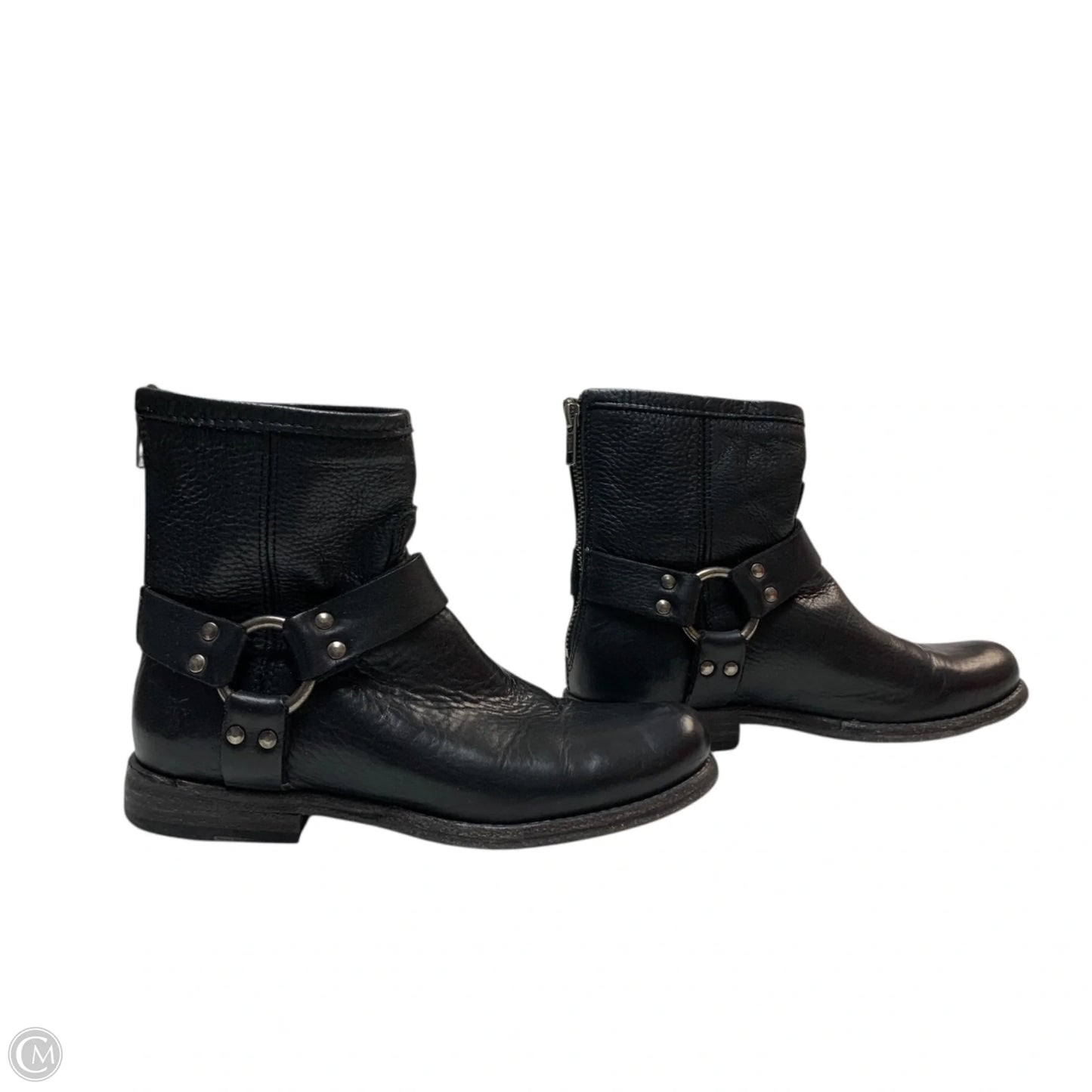 Boots Designer By Frye In Black, Size: 5.5