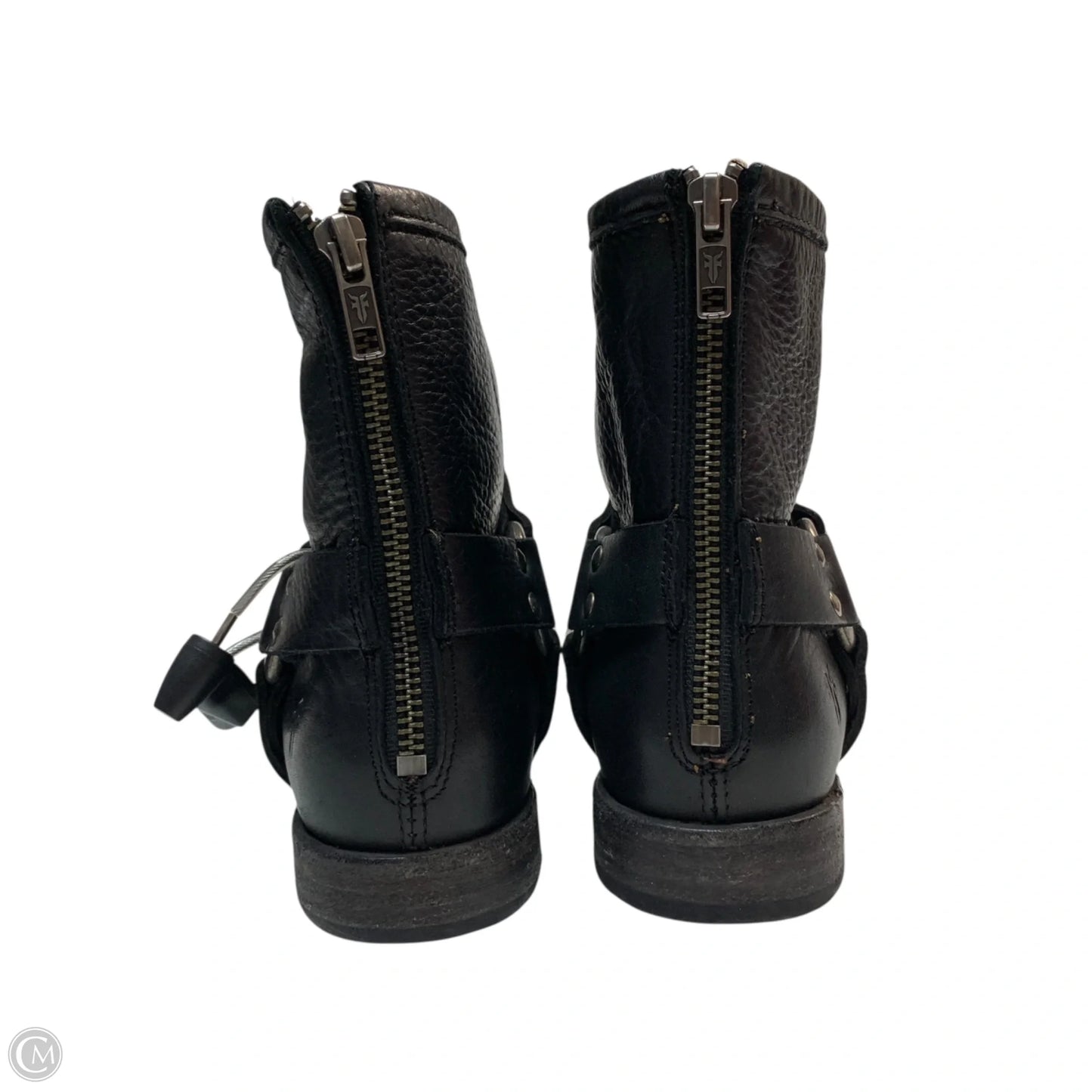 Boots Designer By Frye In Black, Size: 5.5