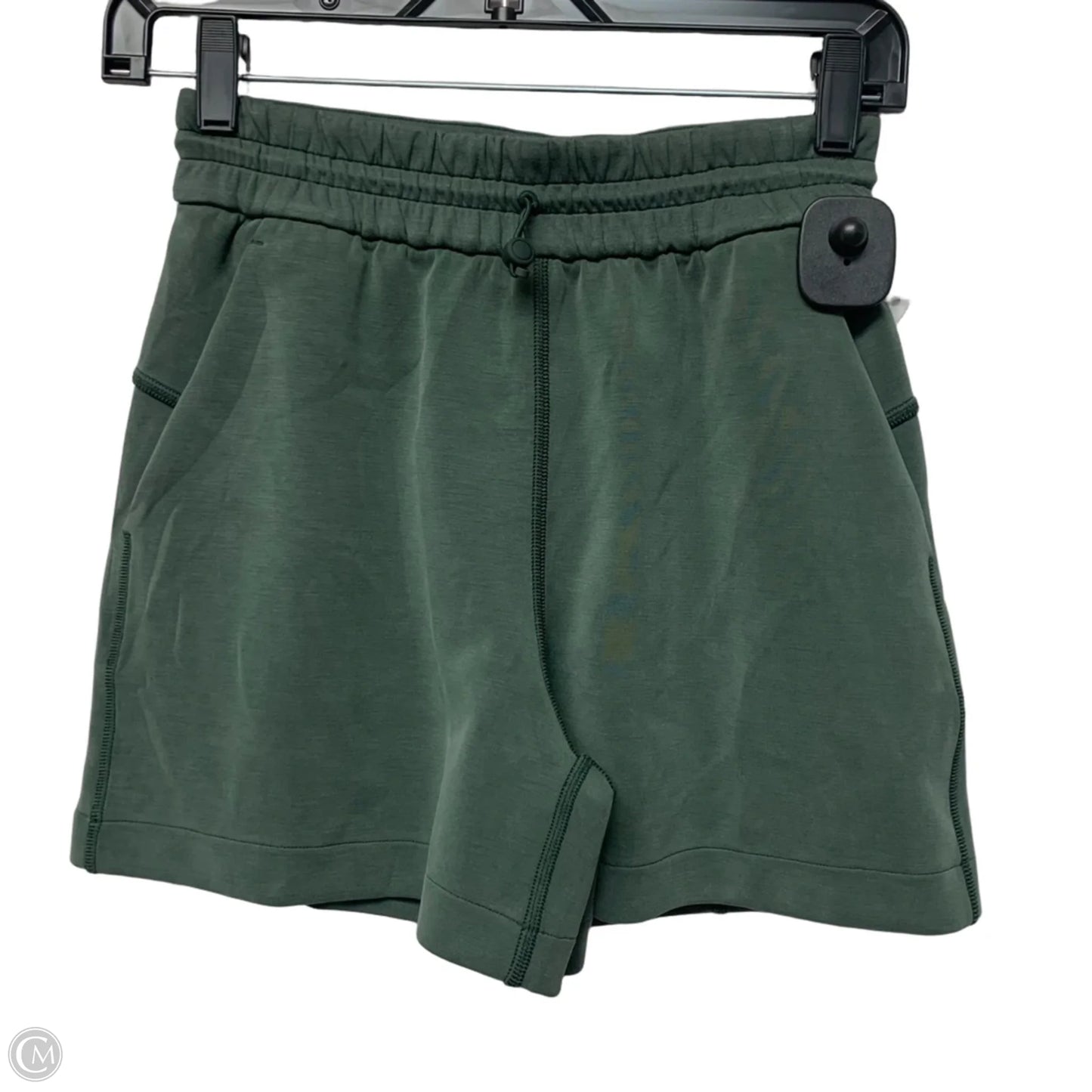 Athletic Shorts By Lululemon In Green, Size: Xs