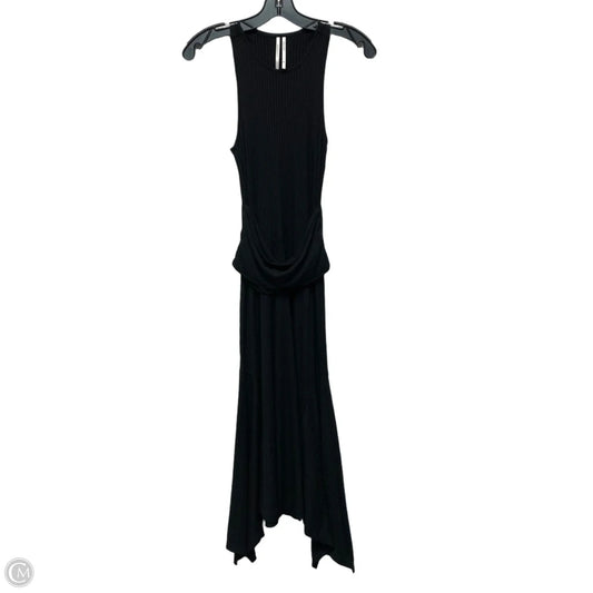 Dress Casual Midi By Anthropologie In Black, Size: Xs