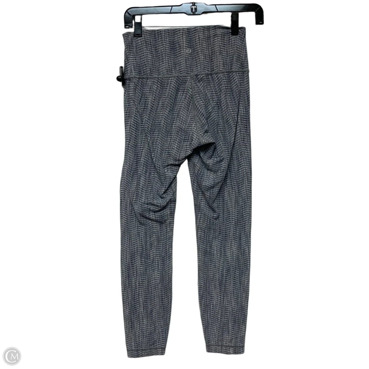 Athletic Leggings By Lululemon In Blue & Grey, Size: S