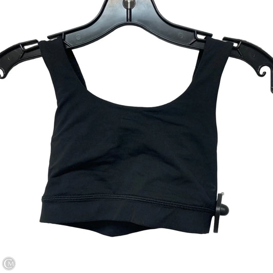 Athletic Bra By Lululemon In Black, Size: Xs
