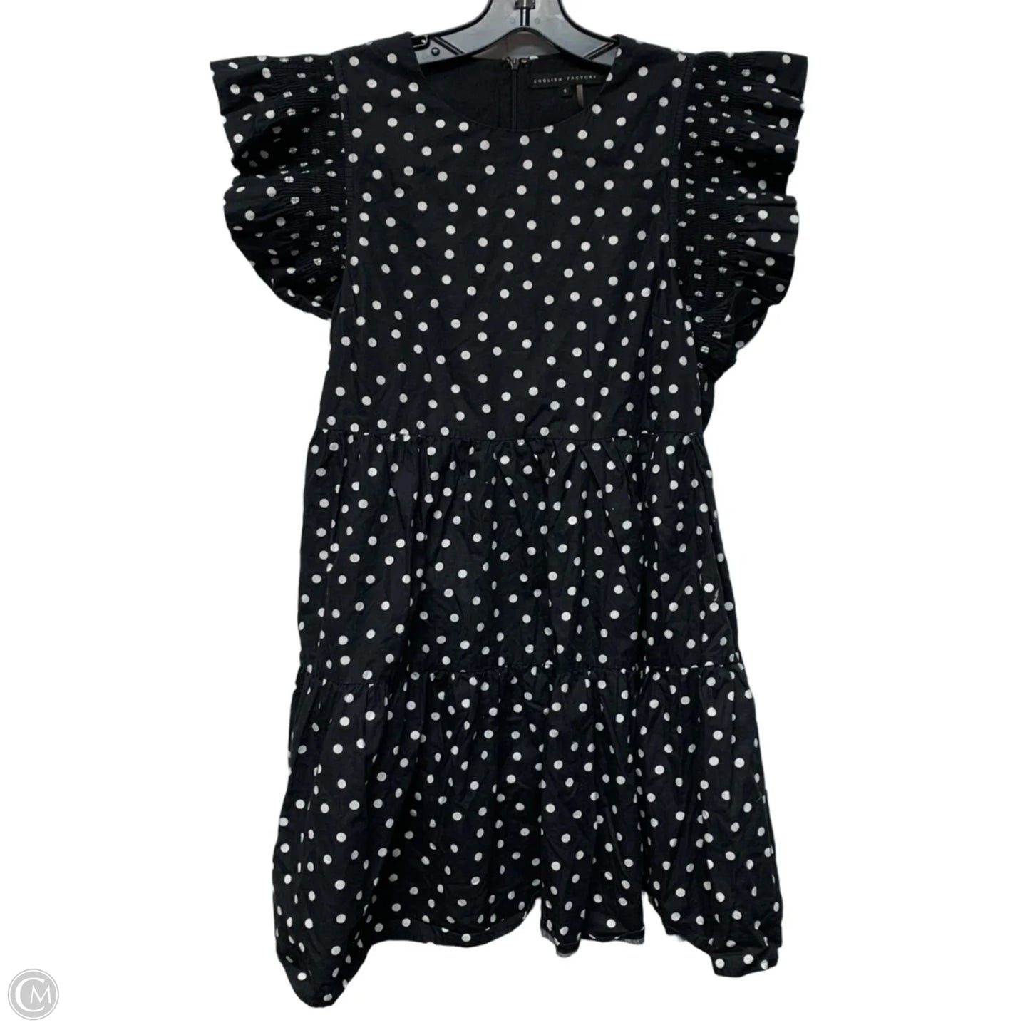 Dress Casual Short By English Factory In Polkadot Pattern, Size: S