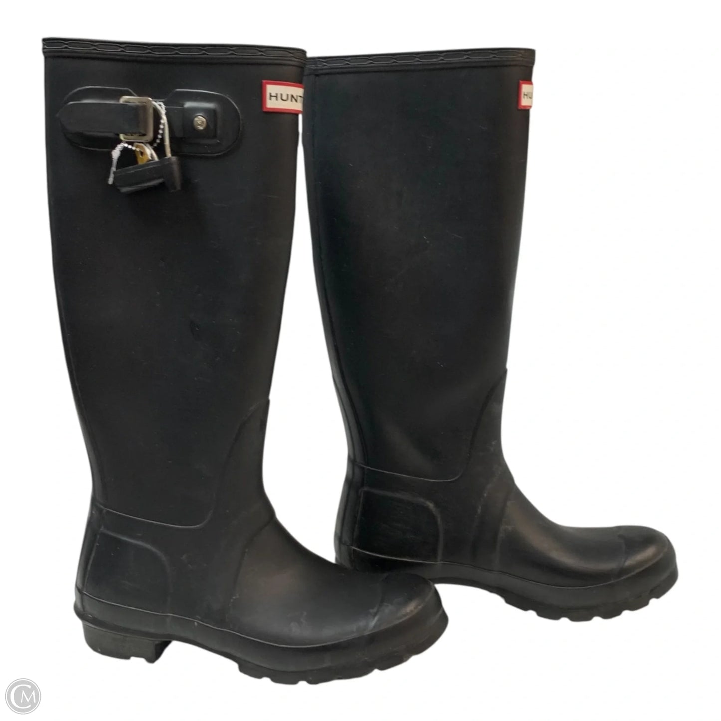 Boots Designer By Hunter In Black, Size: 6