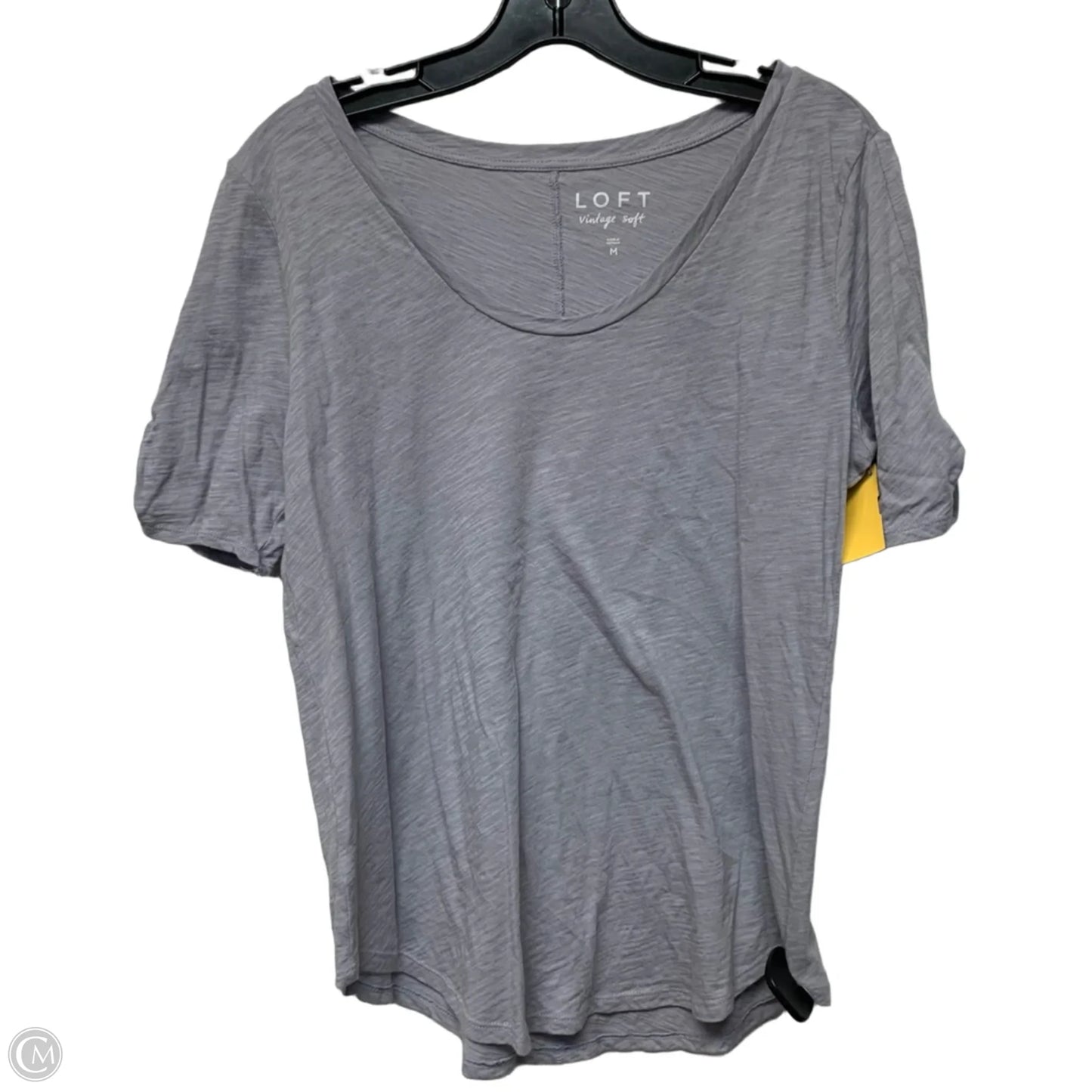 Top Short Sleeve Basic By Loft In Blue, Size: M