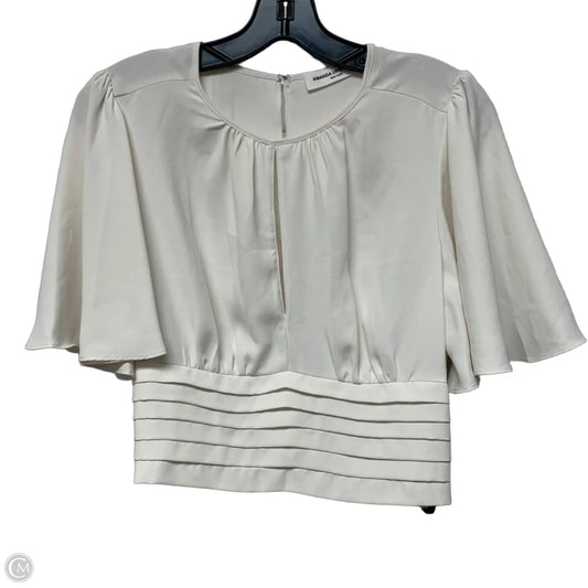 Top Short Sleeve By Amanda Uprichard In White, Size: M