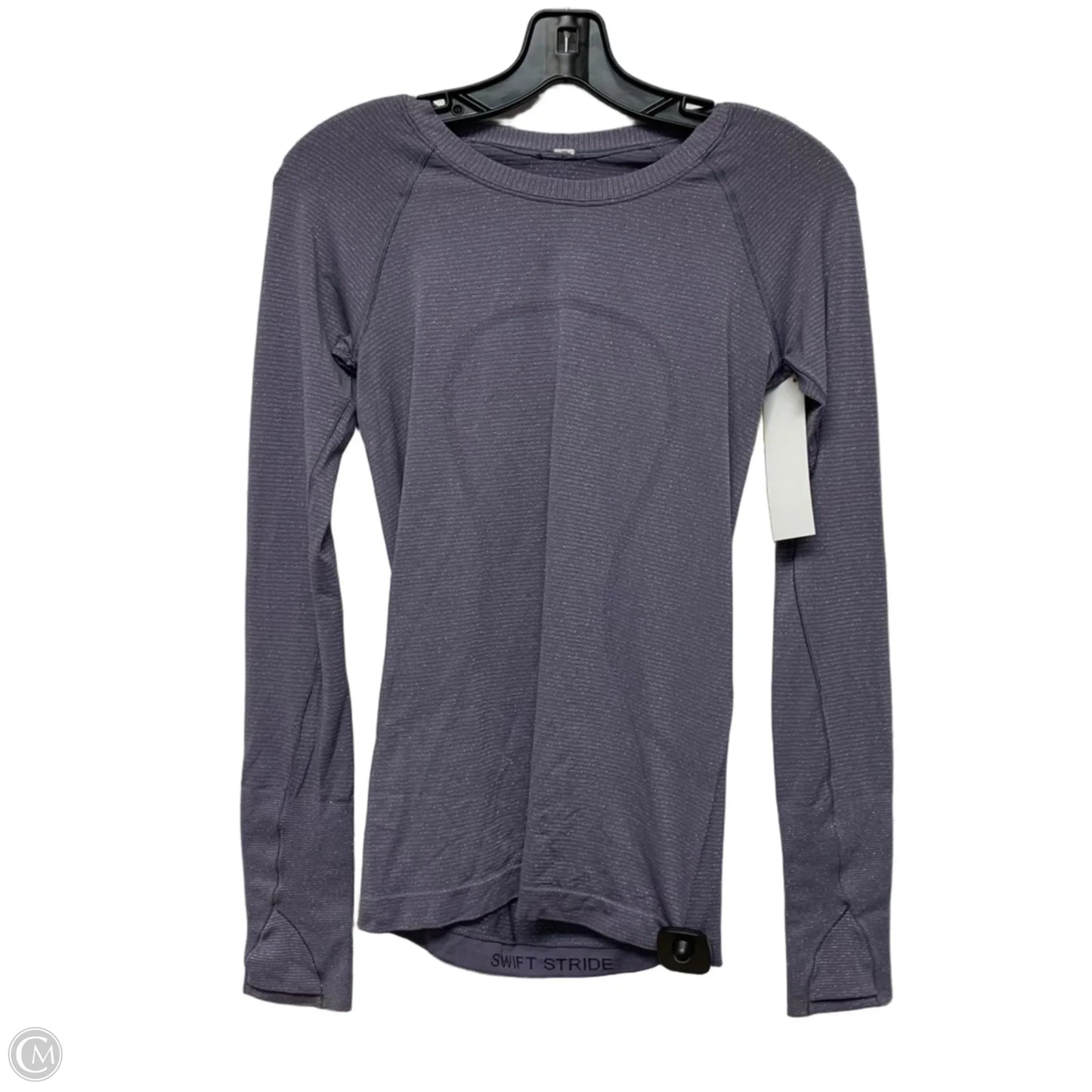 Athletic Top Long Sleeve Crewneck By Lululemon In Purple, Size: S