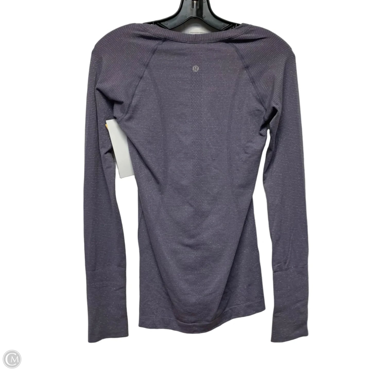 Athletic Top Long Sleeve Crewneck By Lululemon In Purple, Size: S