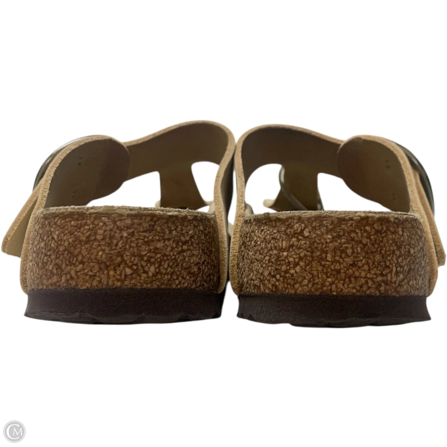 Sandals Flats By Birkenstock In Cream, Size: 7