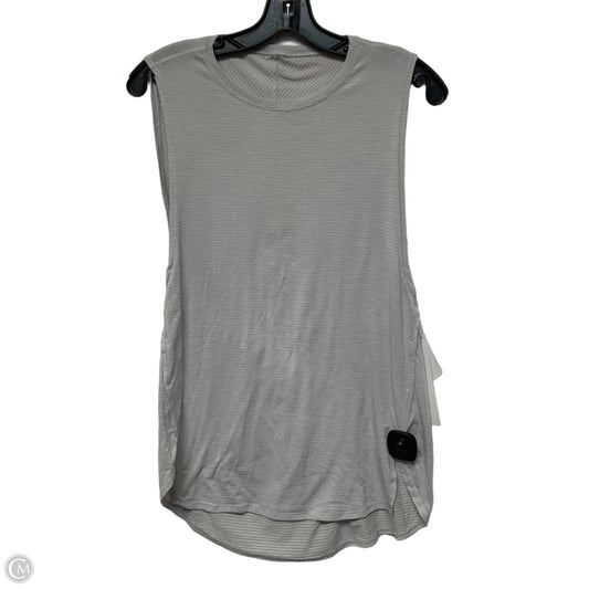 Athletic Tank Top By Lululemon In Grey, Size: S