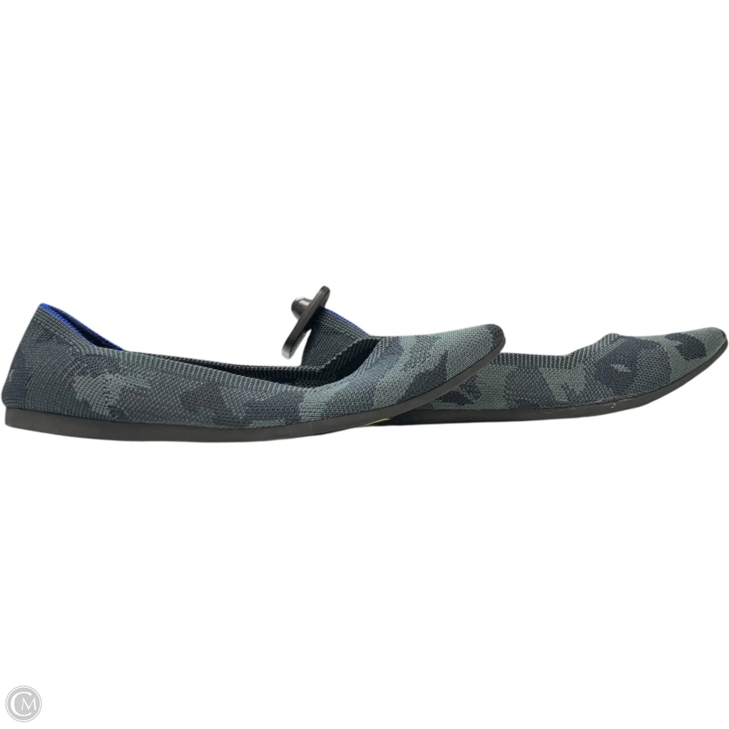 Shoes Flats By Rothys In Black & Grey, Size: 7.5