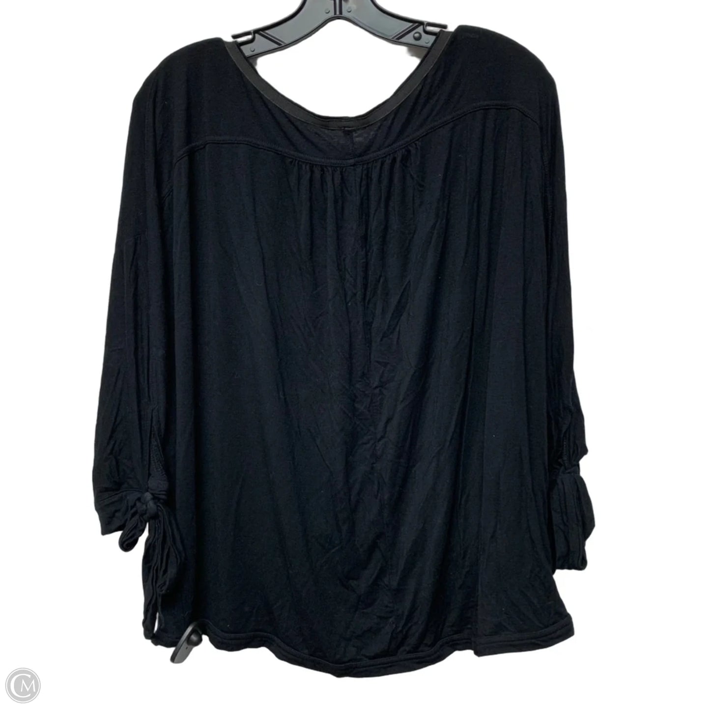 Top 3/4 Sleeve By Free People In Black, Size: M