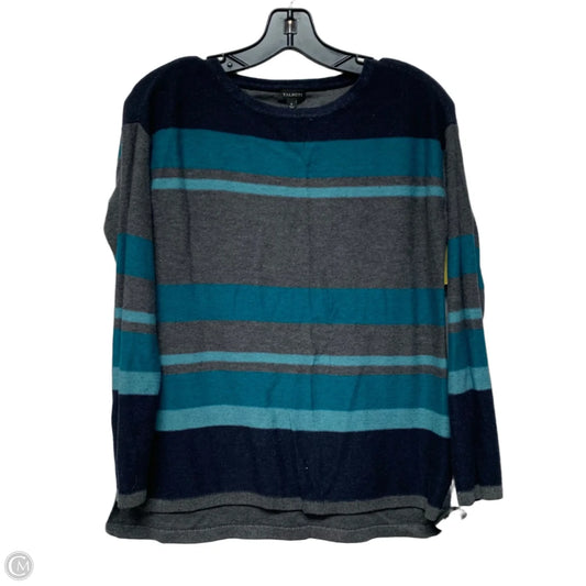 Sweater By Talbots In Blue & Grey, Size: S