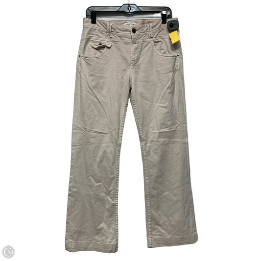 Jeans Boot Cut By Pilcro In Cream Denim, Size: 10