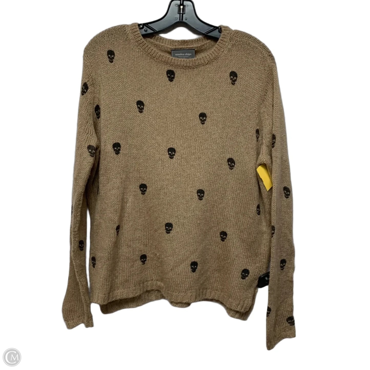 Sweater By Wooden Ships In Black & Brown, Size: Xs